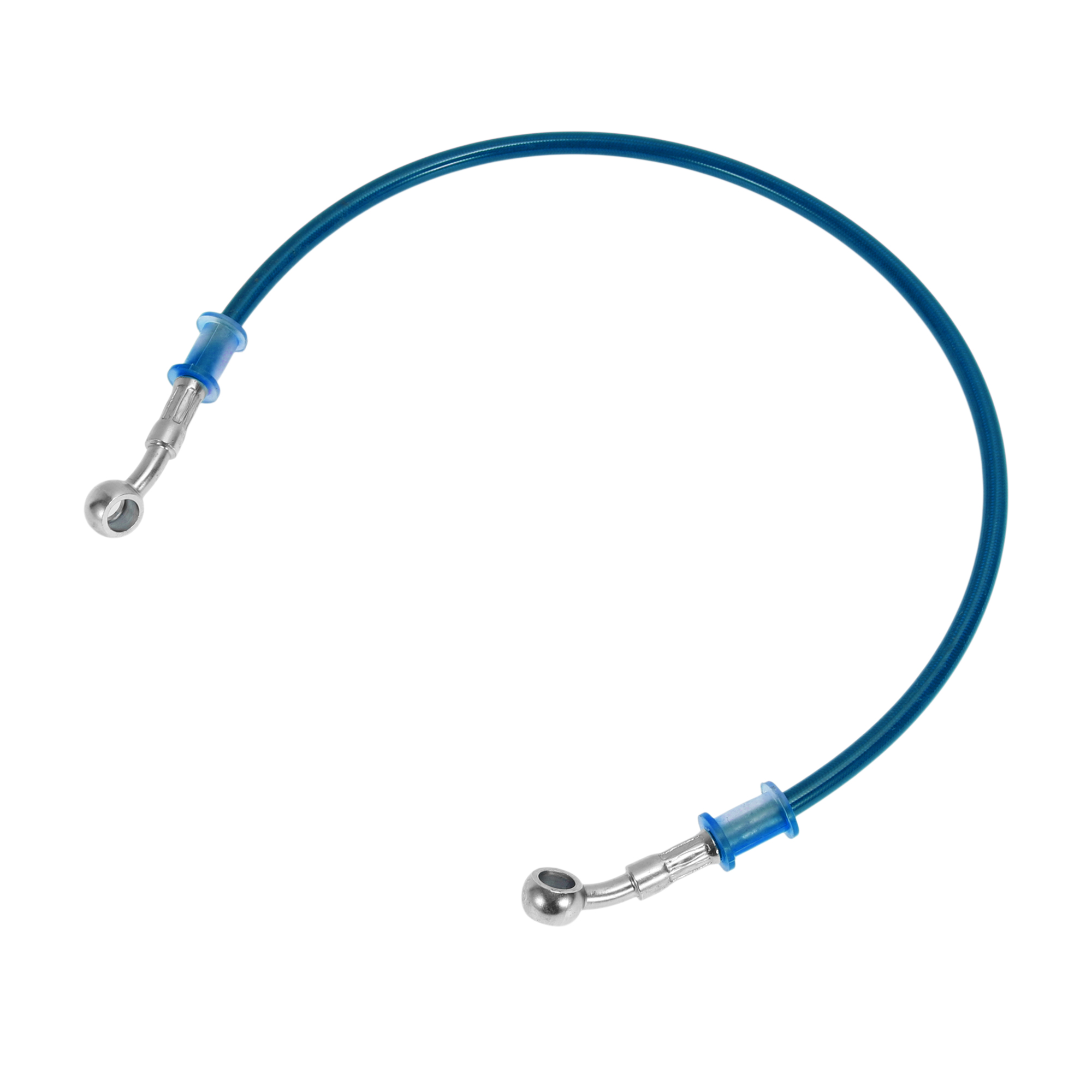 Braided Line - Motoforti 60cm Motorrad Bremskupplung Ölschlauchleitung Blau