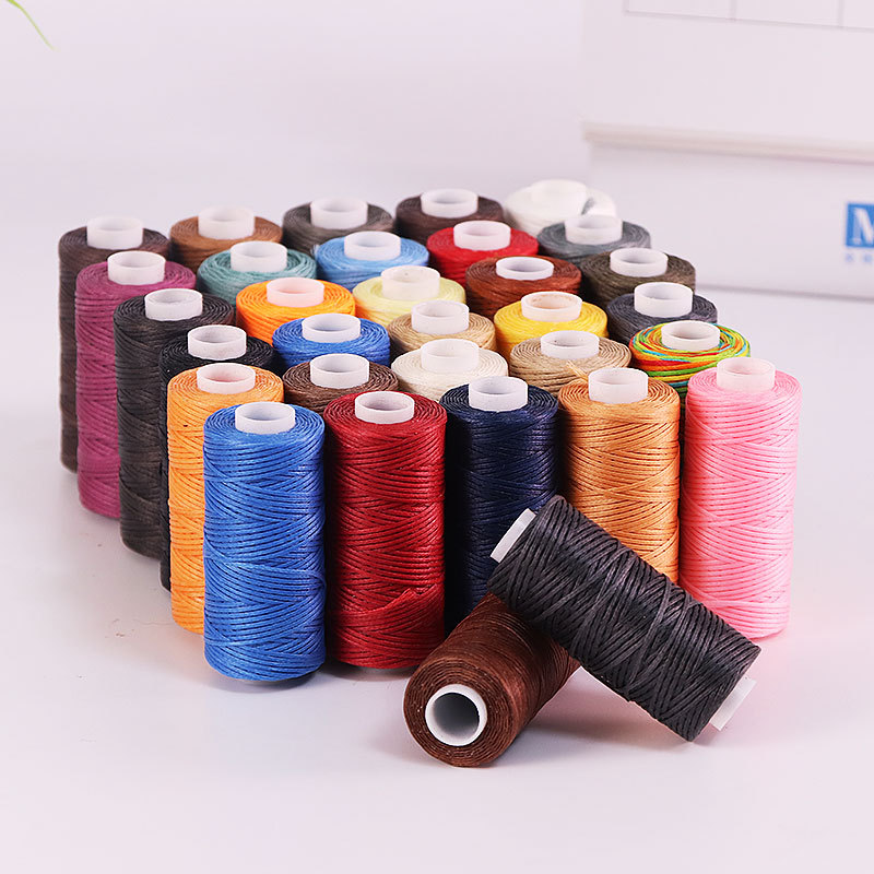 Copolymer Line - 1 mm 150D-Leder-gewachste Fadenschnur für DIY-Handwerkswerkzeug,