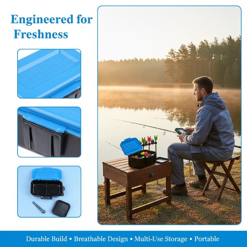 Tragbare Angelköderbox für leb – Fishing Line Box Bewertung und Preis