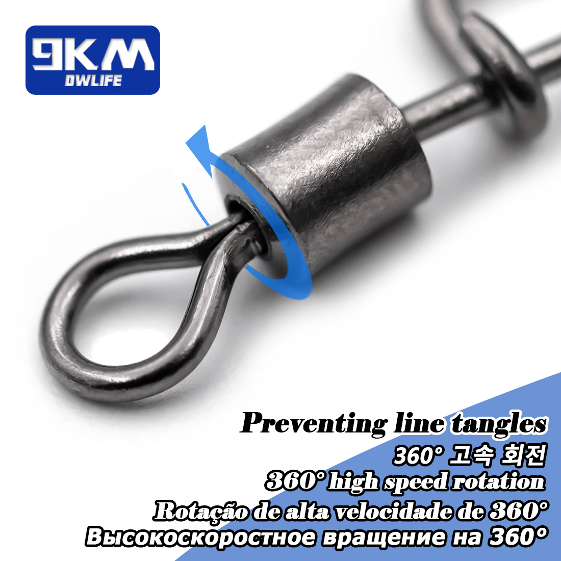 9KM Barrel Swivel Italian Snap – Monofilament Line Bewertung und Preis
