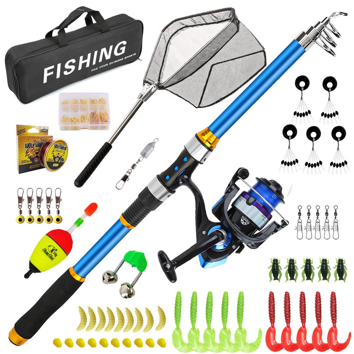 2,1–3,6 m Teleskop-Angelruten- – Freshwater Line Bewertung und Preis